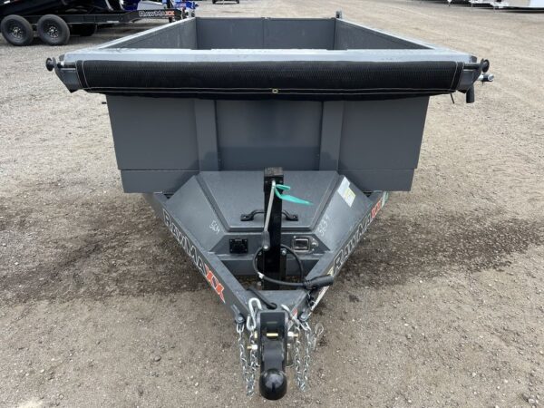 2024 RawMaxx 5X10 7K Powder Coated Dump Trailer w/ Tarp Kit