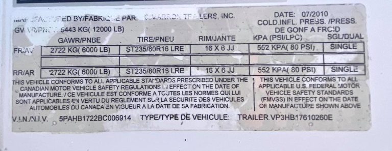 2011 Cimarron 3-Horse Bumper Pull Trailer