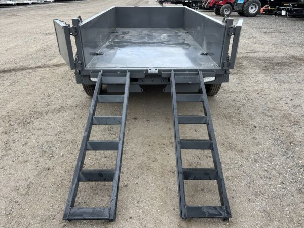 2024 RawMaxx 5X10 7K Powder Coated Dump Trailer w/ Tarp Kit