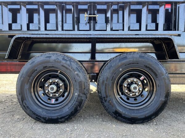 2024 Griffin Trailers 7×16 14K Telescopic Dump Trailer w/ Ramps & Spare Tire Mount