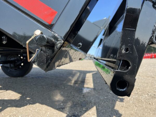 2024 Griffin Trailers 7×16 14K Telescopic Dump Trailer w/ Ramps & Spare Tire Mount