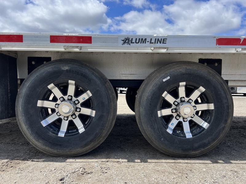 2024 Alum Line Trailers 8.5×24 13K Aluminum Gooseneck with Flip-Over Ramps