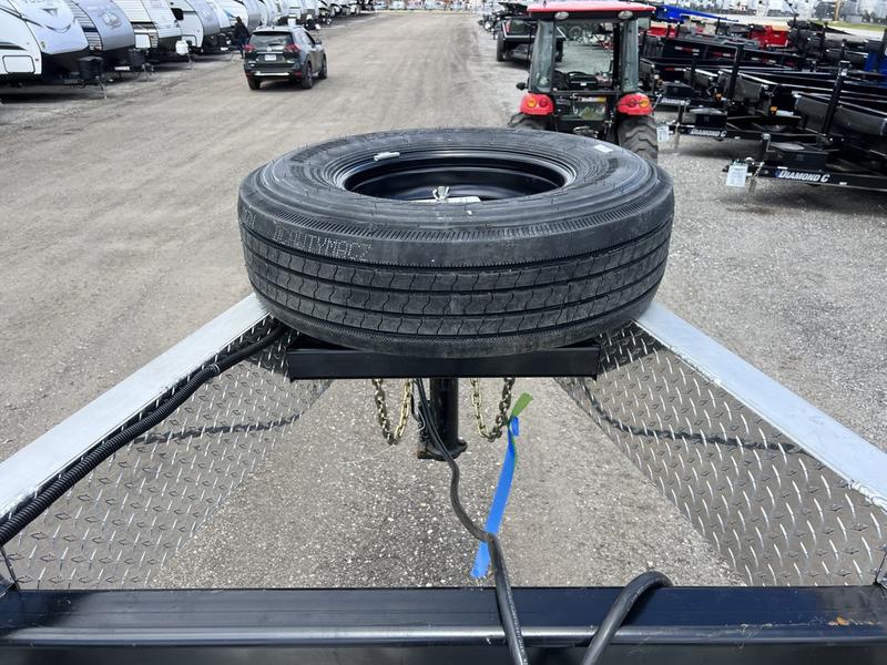 2024 Alum Line Trailers 8.5×24 13K Aluminum Gooseneck with Flip-Over Ramps