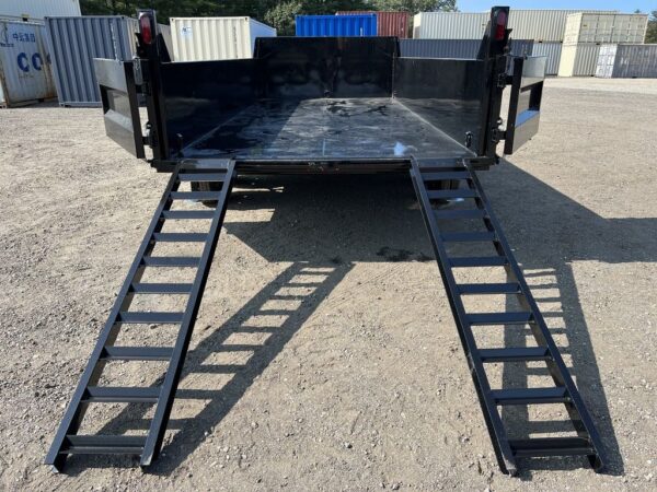 2024 Griffin Trailers 7×16 14K Telescopic Dump Trailer w/ Ramps & Spare Tire Mount
