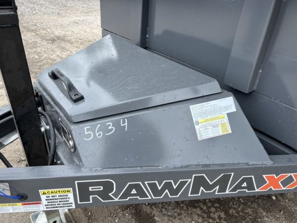 2024 RawMaxx 5X10 7K Powder Coated Dump Trailer w/ Tarp Kit